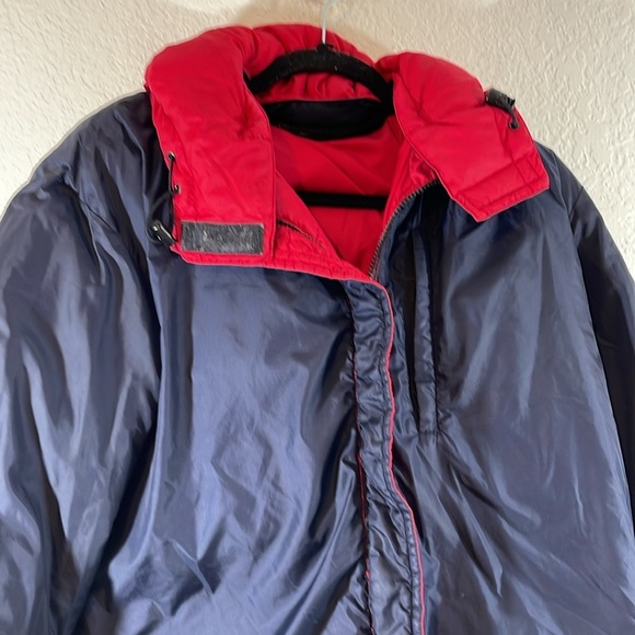 LANDS’ END Goosedown Puffer Coat Jacket Reversible Big Girls Large 14-16 Regular - Picture 8 of 12